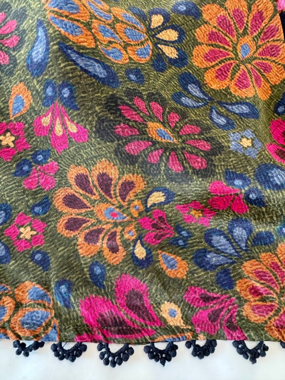 Farm Rio x Anthropologie Mock Neck Floral Maxi Dress Size S - Picture 8 of 10